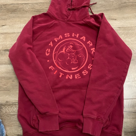 Gymshark Maroon Fitness Hoodie - Picture 2 of 5